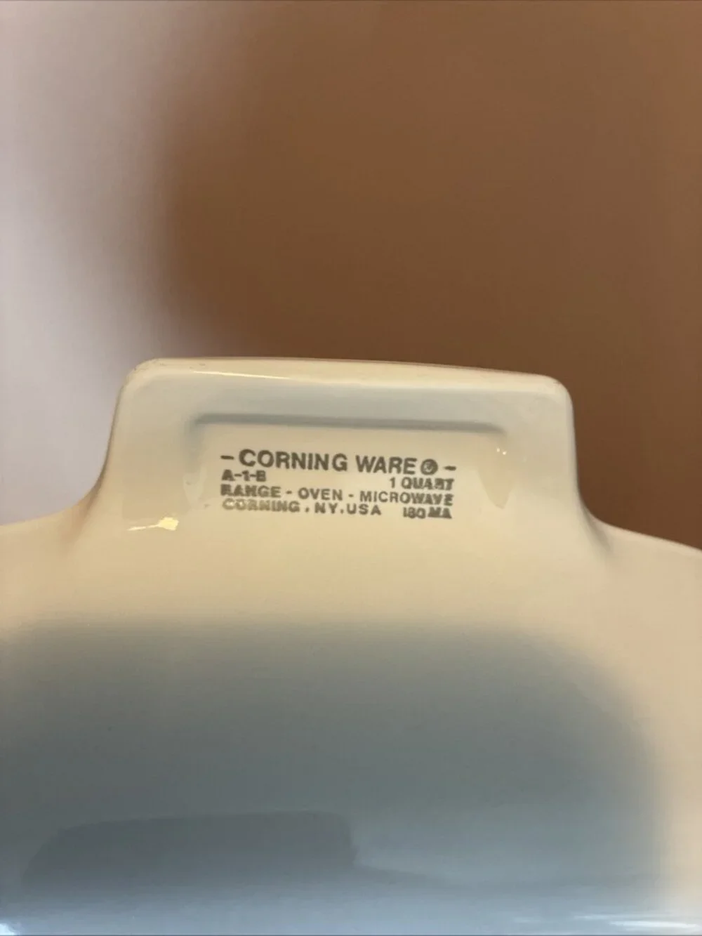 Vintage Corning Ware LEchalote A-1-B 1 Quart Casserole Dish Vegetable USA